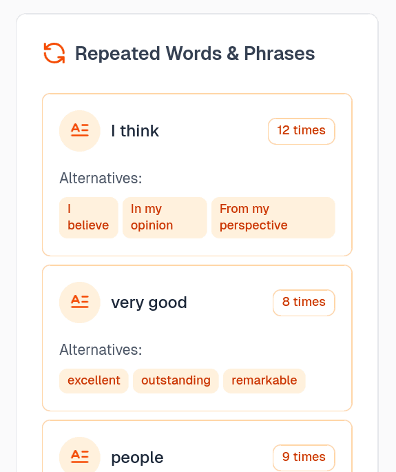 repeatedWords
